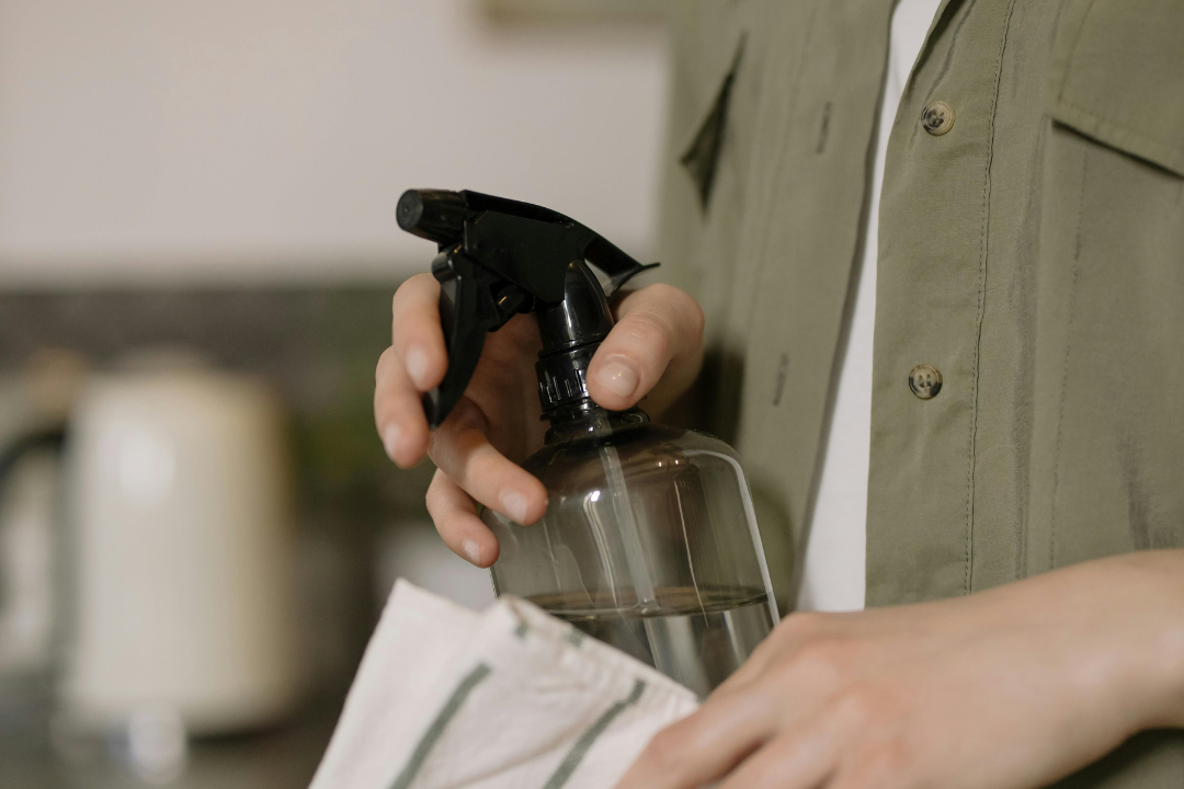 spray bottle for care instructions on how to take care of sofa in tacoma