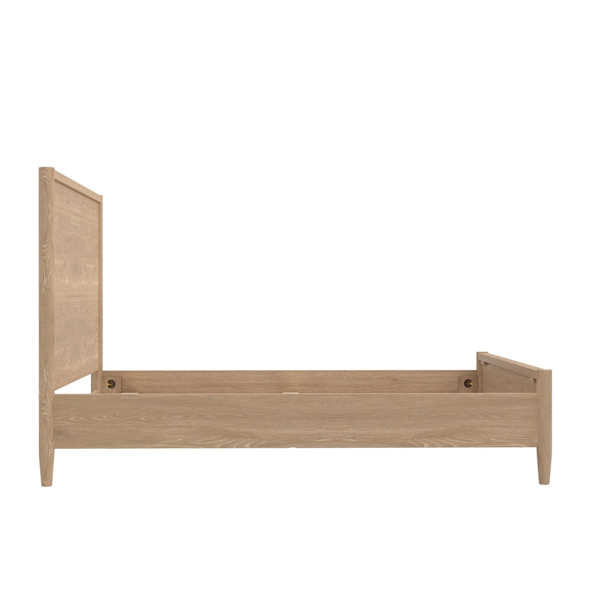 Sinclair panel bed footboard and finish detail
