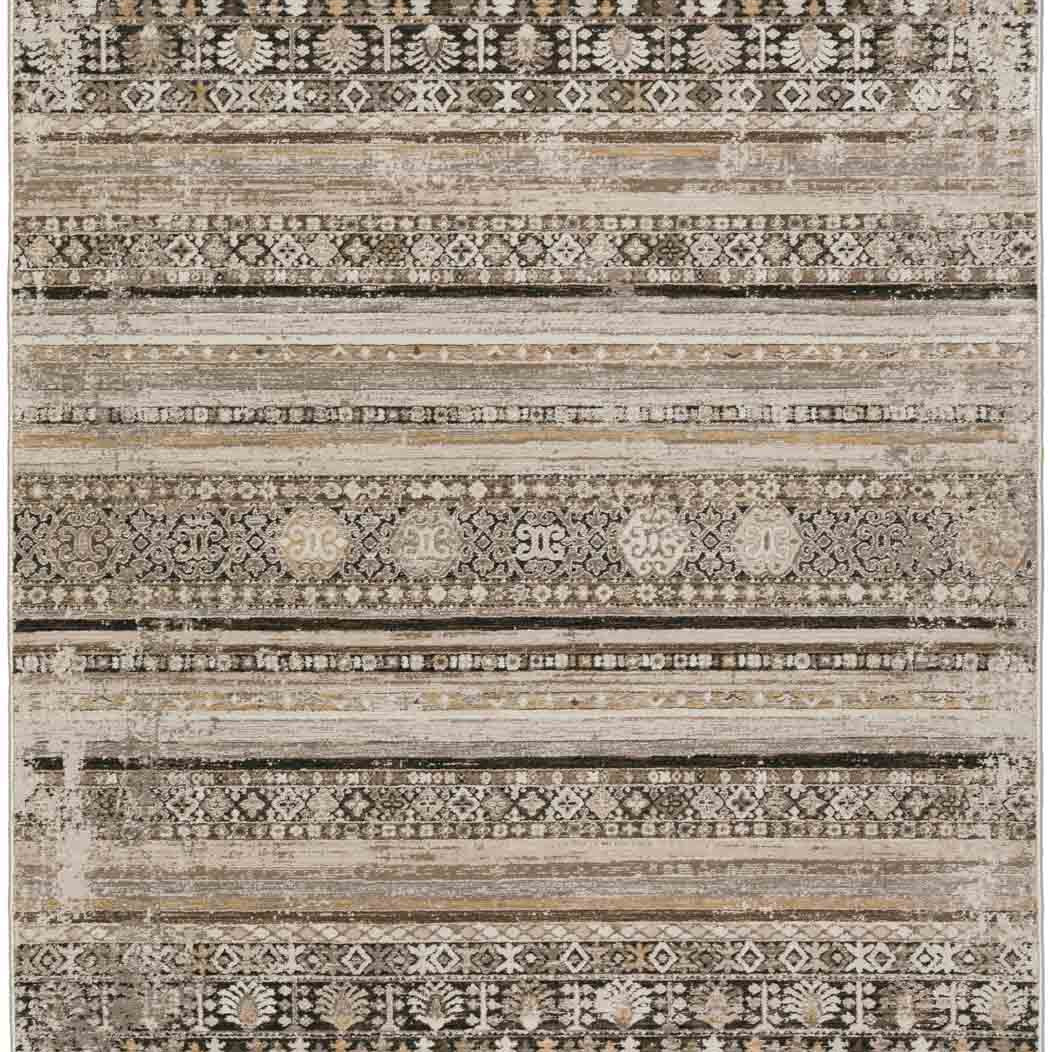 classic reproduction patterned beige tones rug