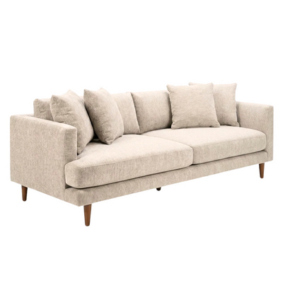 NEW Bond Silver Taupe Sofa 96.5" W X 42.3" D X 32.1" H