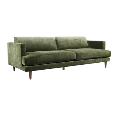 NEW Bond Fern Green Sofa 96.5" W X 42.3" D X 32.1" H