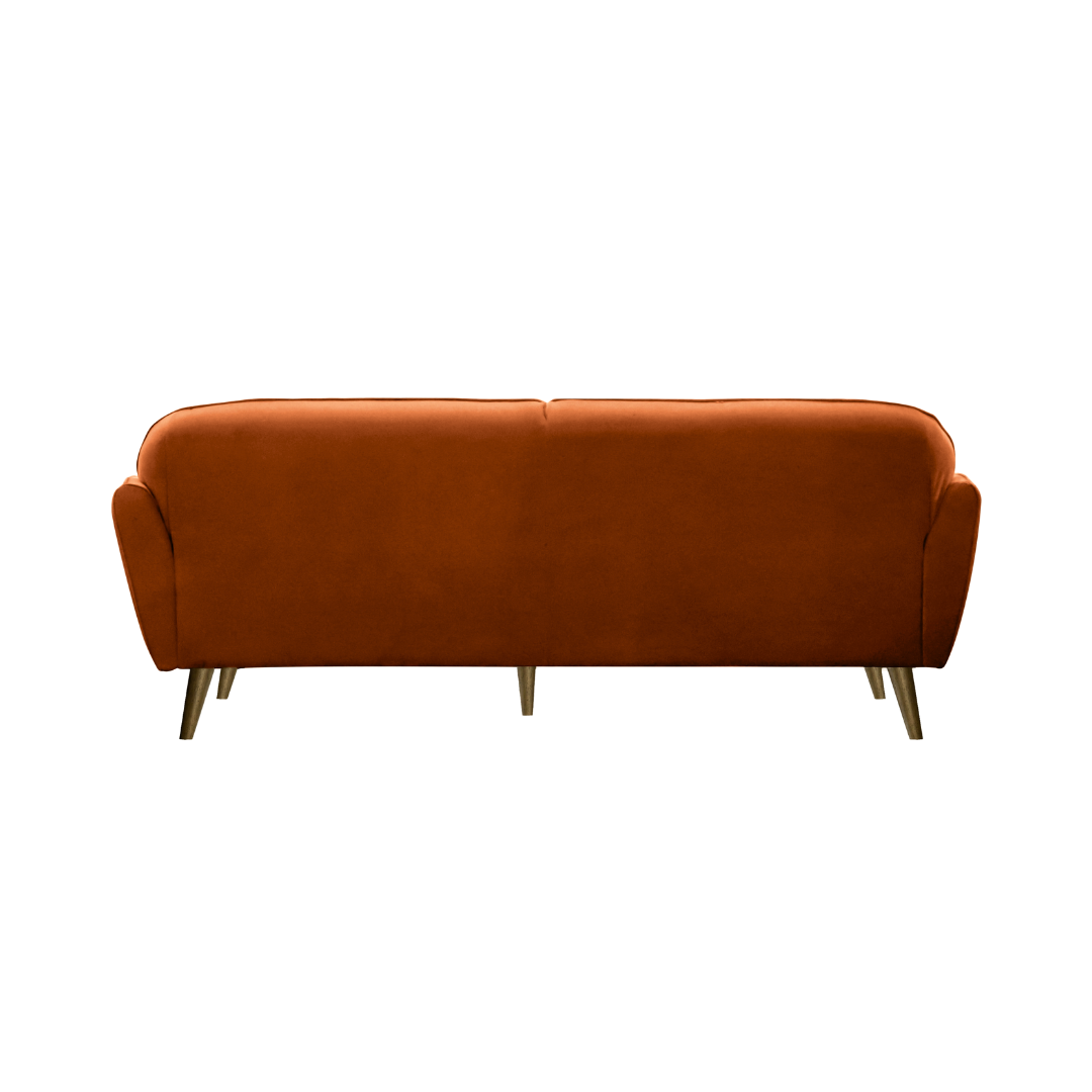 NEW Proctor Rust Orange Sofa 84" W x 35" D x 33" H
