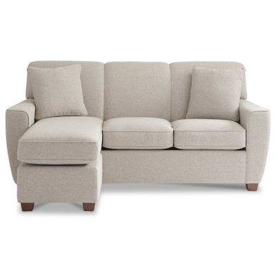 La-Z-Boy Piper Taupe Queen Sleeper Sectional Sofa with Chaise 82" L x 61" D x 37.5" H