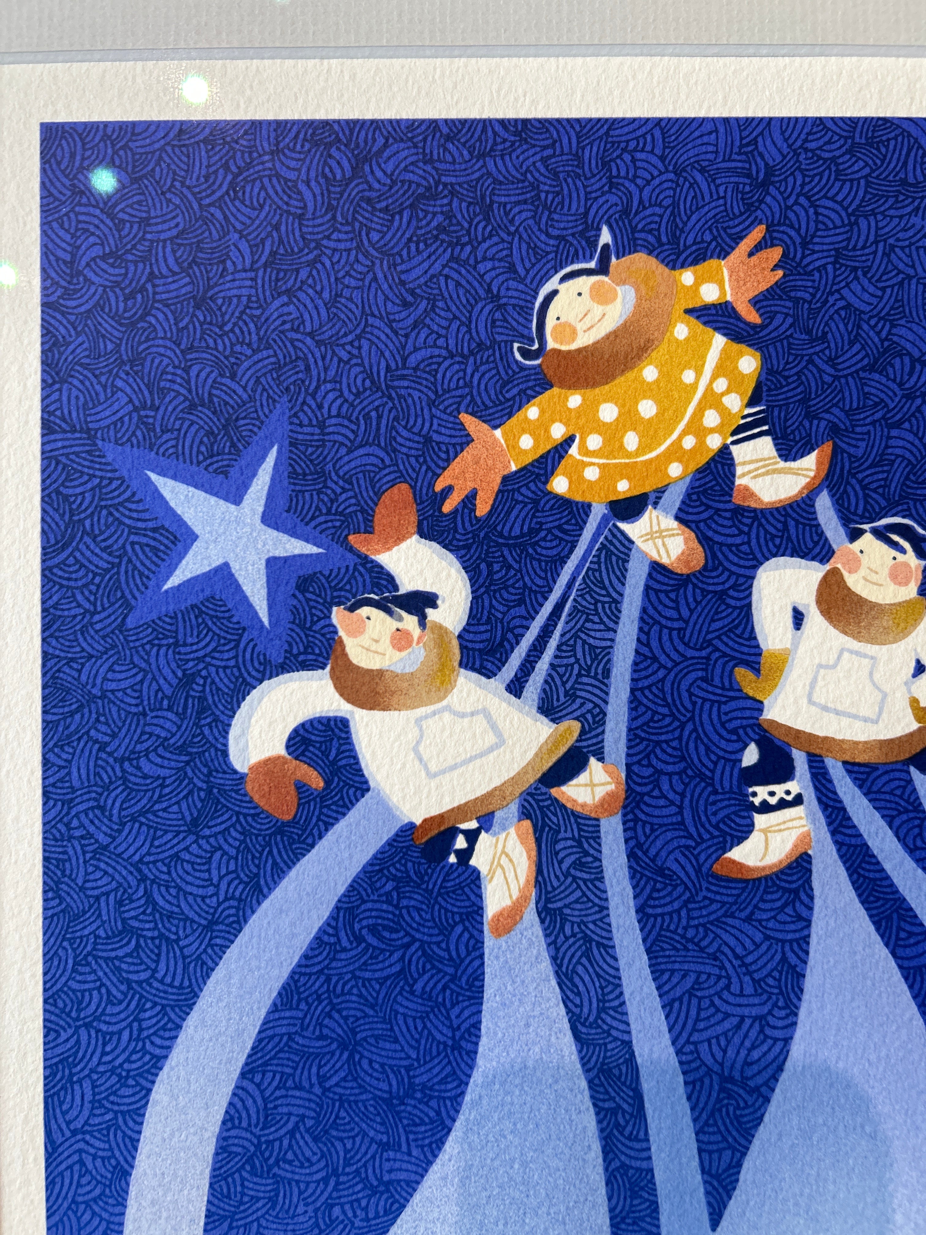 Signed Silkscreen “Northern Lights Legend” by Rie Muñoz NFD (#510