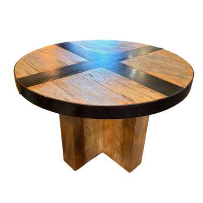 EWF Modern Reclaimed Hardwood Mahogany Dining Table 49" C x 30" H