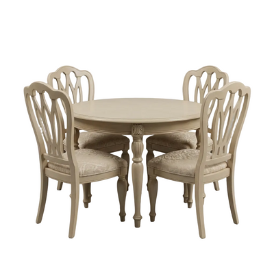 Stanley Furniture Lexington Wooden Extendable Dining Set With Leaves 48” to 96” L x 48”W x 30” H