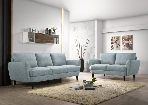 BROOKLYN Gentleman's Fabric Sofa in Denim W x 35