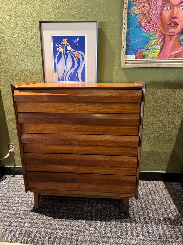 walnut dresser mid century Lane Mid-Century Modern Walnut Wooden Dresser 38" L x 18" W x 44" H – Tacoma Furniture Consignment
