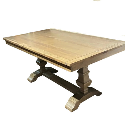 Trestle Wood Dining Table 66”x38”
