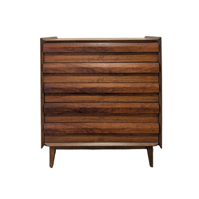 Lane Mid-Century Modern Walnut Wooden Dresser 38" L x 18" W x 44" H