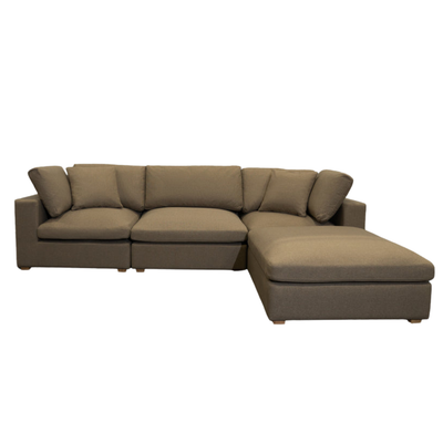 The Couch Company  4 Piece Nexus Modular Chaise Sectional Sofa 131" L x 87" W x 39.3" D x 32.2"