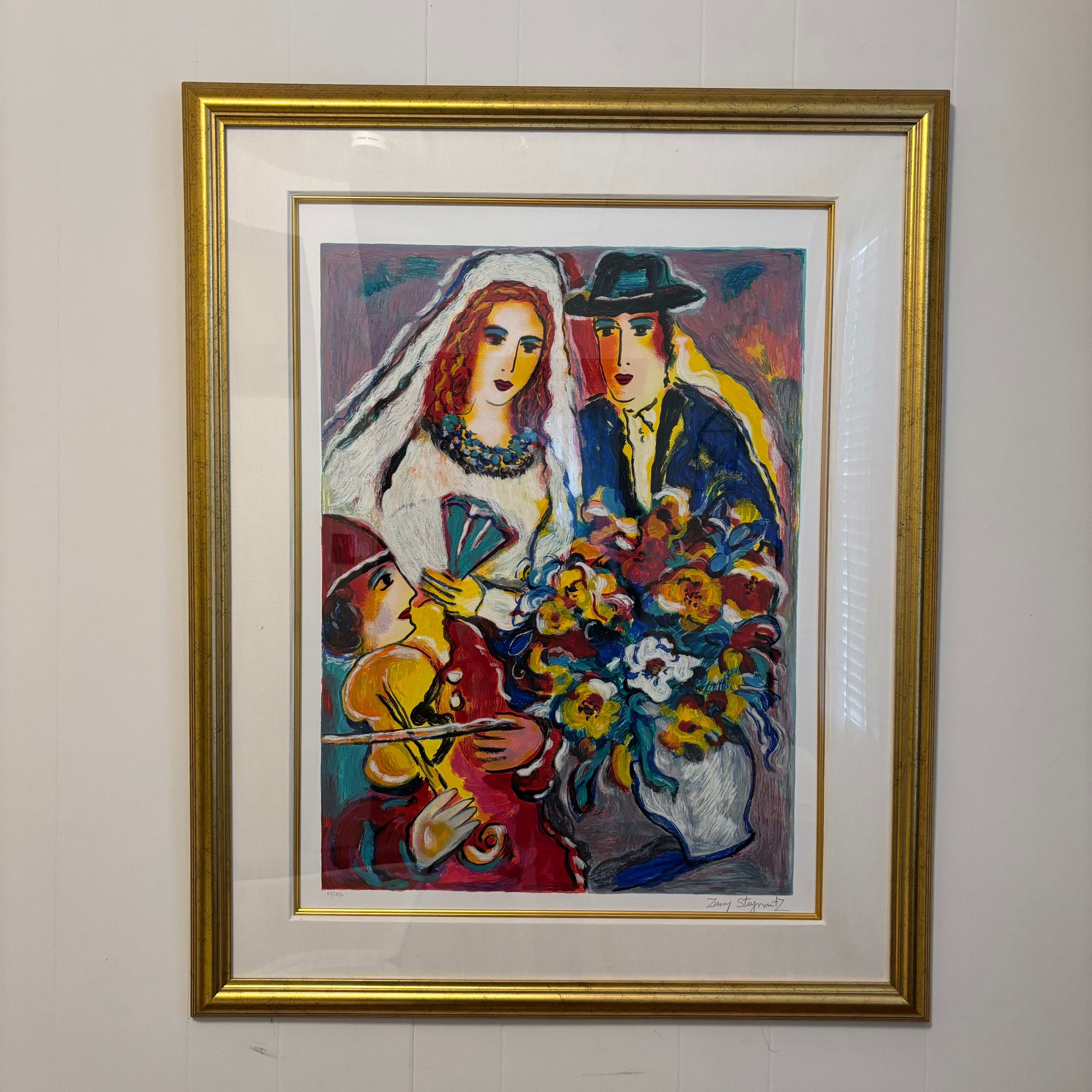 Wedding Music' by Zamy Steinowitz Serigraph - 33