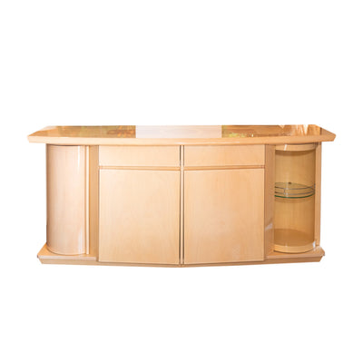 (As is) XCELSIOR Blonde Finish Italian Buffet  79" L x 24" D x 34" H