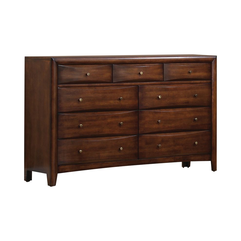 Hilary IV Coaster Maple Dresser 63" W x 17" D x 39" H