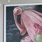 Close-up of "Time" by Eng Tay showing a figure with flowing hair.