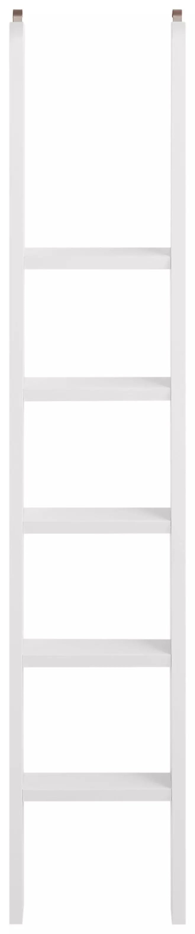 Albany white decorative library ladder