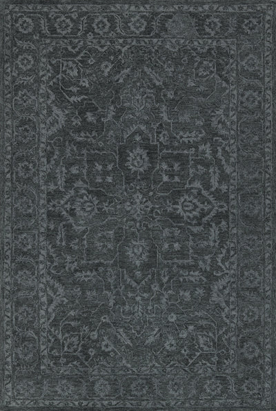 New Fiesta Wool Rug in Midnight 5' x 8'