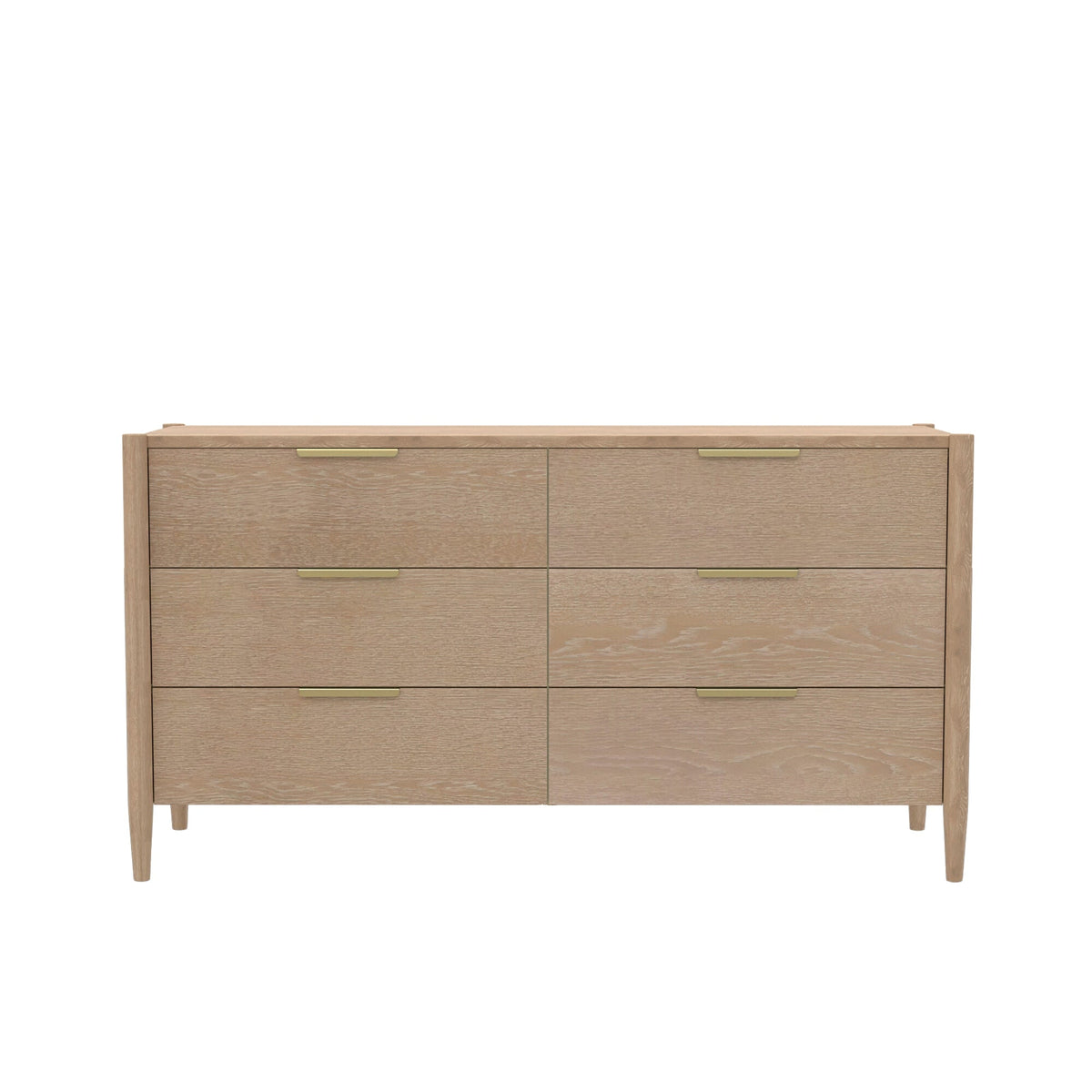 Sinclair dresser styled in a bedroom
